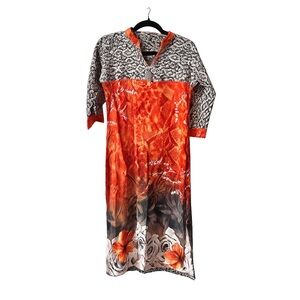 Vintage Y2K Indian Kurta Tunic Dress | Rayon Blend · Indo-Western / Boho